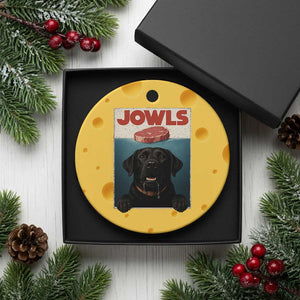 Black Labrador Retriever Ceramic Ornament Funny Jowls Horror Dog Poster TS12 1pc Yellow Cheese Print Your Wear