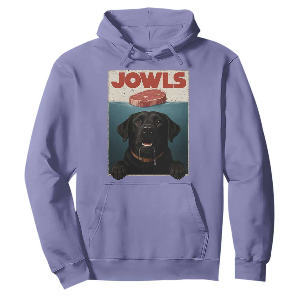 Black Labrador Retriever Hoodie Funny Jowls Horror Dog Poster TS12 Violet Print Your Wear