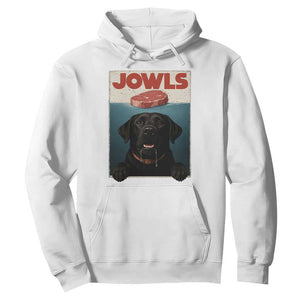 Black Labrador Retriever Hoodie Funny Jowls Horror Dog Poster TS12 White Print Your Wear