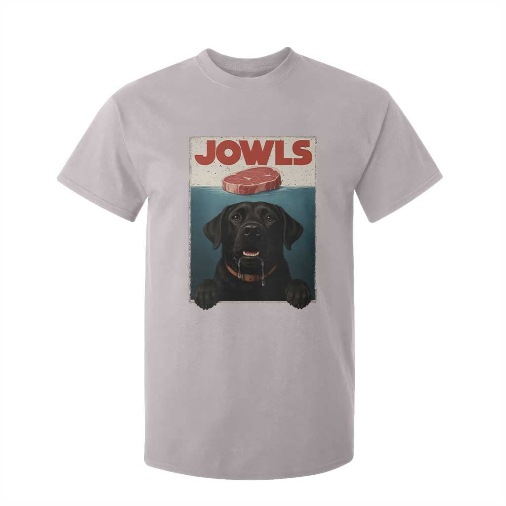 Black Labrador Retriever T Shirt For Kid Funny Jowls Horror Dog Poster TS12 Ice Gray Print Your Wear