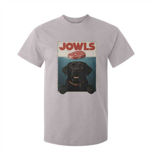 Black Labrador Retriever T Shirt For Kid Funny Jowls Horror Dog Poster TS12 Ice Gray Print Your Wear
