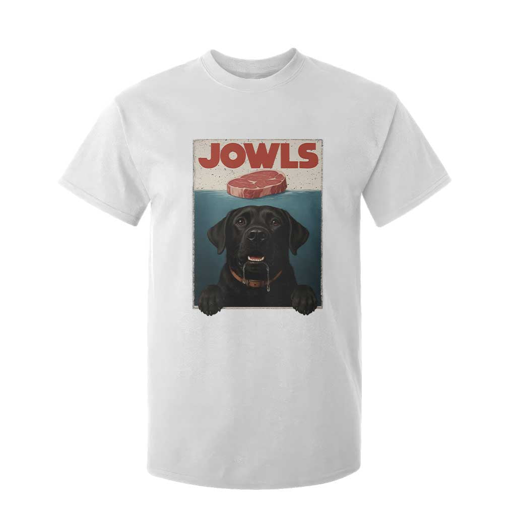Black Labrador Retriever T Shirt For Kid Funny Jowls Horror Dog Poster TS12 White Print Your Wear