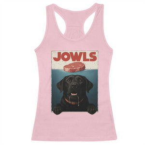 Black Labrador Retriever Racerback Tank Top Funny Jowls Horror Dog Poster TS12 Light Pink Print Your Wear