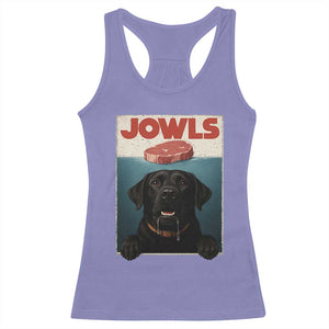 Black Labrador Retriever Racerback Tank Top Funny Jowls Horror Dog Poster TS12 Violet Print Your Wear