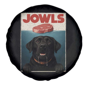 Black Labrador Retriever Spare Tire Cover Funny Jowls Horror Dog Poster TS12 Print Your Wear