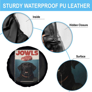 Black Labrador Retriever Spare Tire Cover Funny Jowls Horror Dog Poster TS12 Print Your Wear