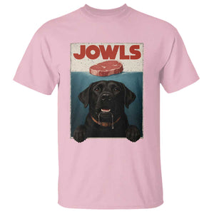 Black Labrador Retriever T Shirt Funny Jowls Horror Dog Poster TS12 Light Pink Print Your Wear