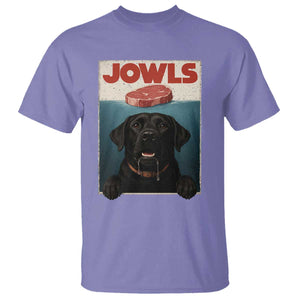 Black Labrador Retriever T Shirt Funny Jowls Horror Dog Poster TS12 Violet Print Your Wear