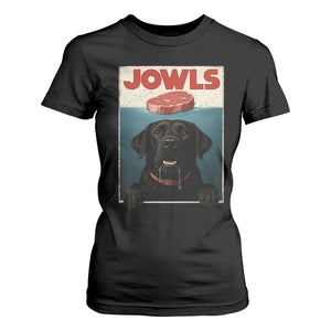Black Labrador Retriever T Shirt For Women Funny Jowls Horror Dog Poster TS12 Black Print Your Wear