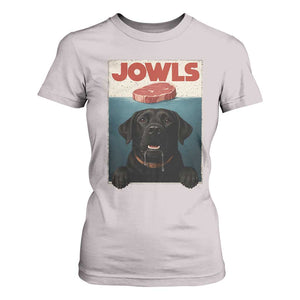 Black Labrador Retriever T Shirt For Women Funny Jowls Horror Dog Poster TS12 Ice Gray Print Your Wear
