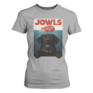 Black Labrador Retriever T Shirt For Women Funny Jowls Horror Dog Poster TS12 Sport Gray Print Your Wear