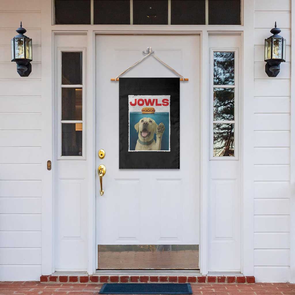Funny Yellow Lab Jowls Garden Flag - Labrador Retriever Lover Gift TS12 Print Your Wear