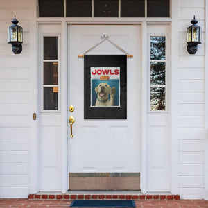 Funny Yellow Lab Jowls Garden Flag - Labrador Retriever Lover Gift TS12 Print Your Wear