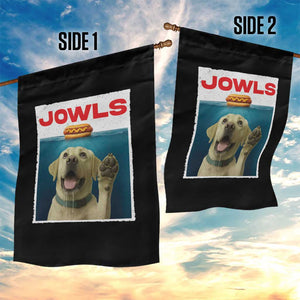 Funny Yellow Lab Jowls Garden Flag - Labrador Retriever Lover Gift TS12 Print Your Wear