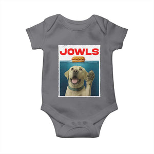 Funny Yellow Lab Jowls Baby Onesie Labrador Retriever Lover Gift TS12 Charcoal Print Your Wear