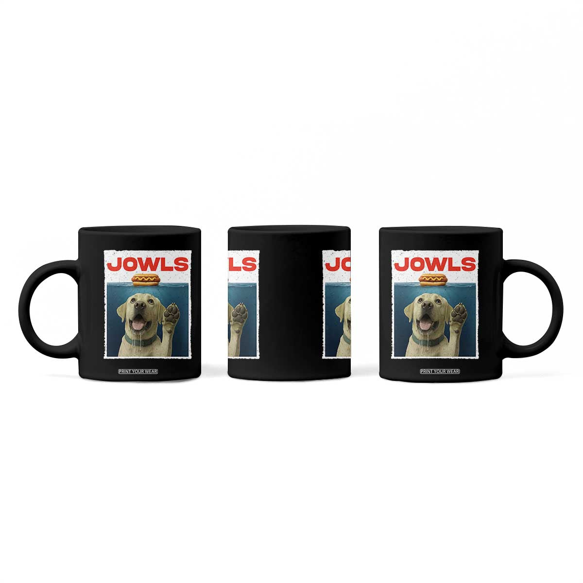 Funny Yellow Lab Jowls Coffee Mug Labrador Retriever Lover Gift TS12 Print Your Wear