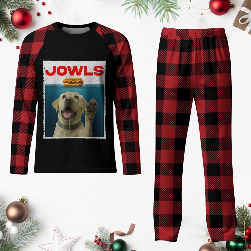 Funny Yellow Lab Jowls Plaid Pajama Set Labrador Retriever Lover Gift TS12 Buffalo Plaid Print Your Wear