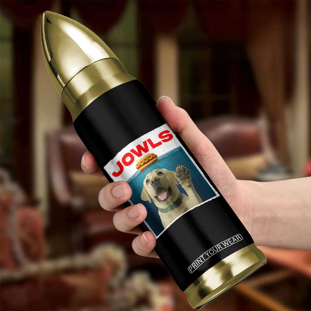 Funny Yellow Lab Jowls Bullet Tumbler Labrador Retriever Lover Gift TS12 Print Your Wear