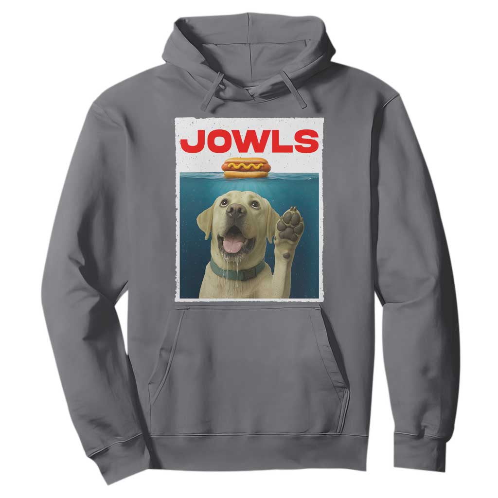 Funny Yellow Lab Jowls Hoodie Labrador Retriever Lover Gift TS12 Charcoal Print Your Wear