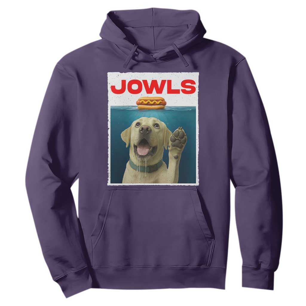 Funny Yellow Lab Jowls Hoodie Labrador Retriever Lover Gift TS12 Purple Print Your Wear