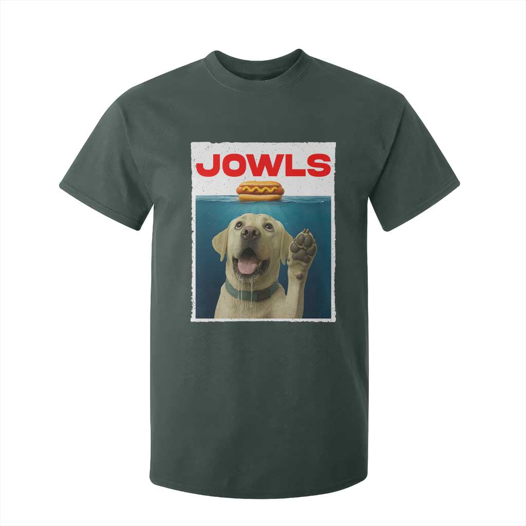 Funny Yellow Lab Jowls T Shirt For Kid Labrador Retriever Lover Gift TS12 Dark Forest Green Print Your Wear