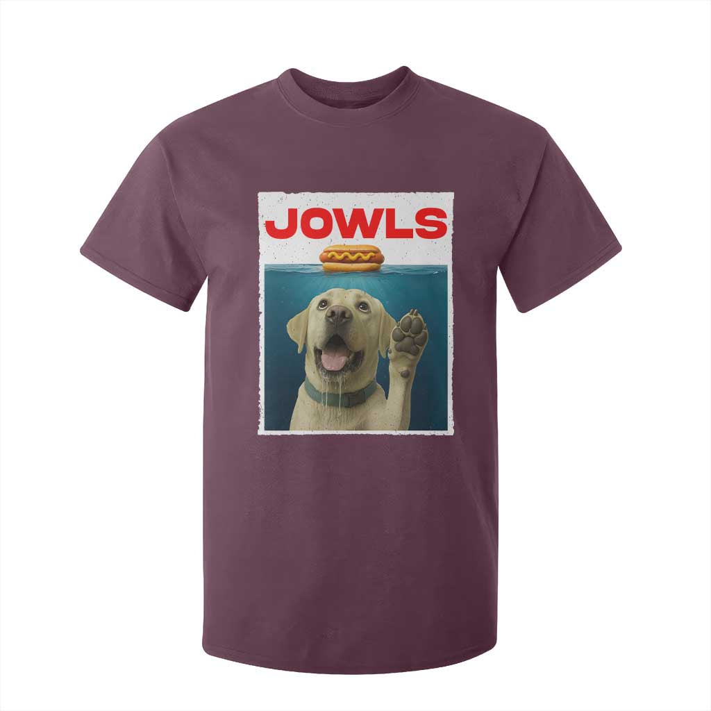 Funny Yellow Lab Jowls T Shirt For Kid Labrador Retriever Lover Gift TS12 Maroon Print Your Wear
