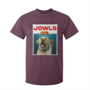 Funny Yellow Lab Jowls T Shirt For Kid Labrador Retriever Lover Gift TS12 Maroon Print Your Wear