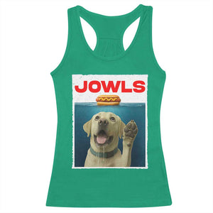 Funny Yellow Lab Jowls Racerback Tank Top Labrador Retriever Lover Gift TS12 Irish Green Print Your Wear