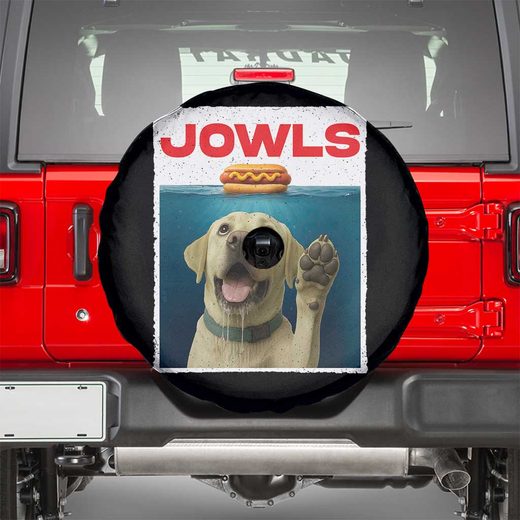 Funny Yellow Lab Jowls Spare Tire Cover Labrador Retriever Lover Gift TS12 Black Print Your Wear
