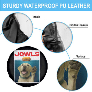 Funny Yellow Lab Jowls Spare Tire Cover Labrador Retriever Lover Gift TS12 Print Your Wear