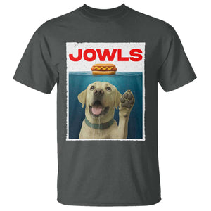 Funny Yellow Lab Jowls T Shirt Labrador Retriever Lover Gift TS12 Dark Heather Print Your Wear