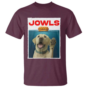 Funny Yellow Lab Jowls T Shirt Labrador Retriever Lover Gift TS12 Maroon Print Your Wear