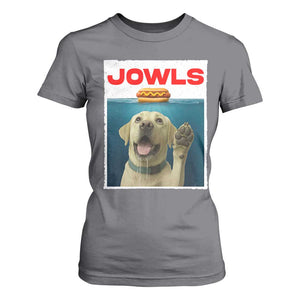 Funny Yellow Lab Jowls T Shirt For Women Labrador Retriever Lover Gift TS12 Charcoal Print Your Wear