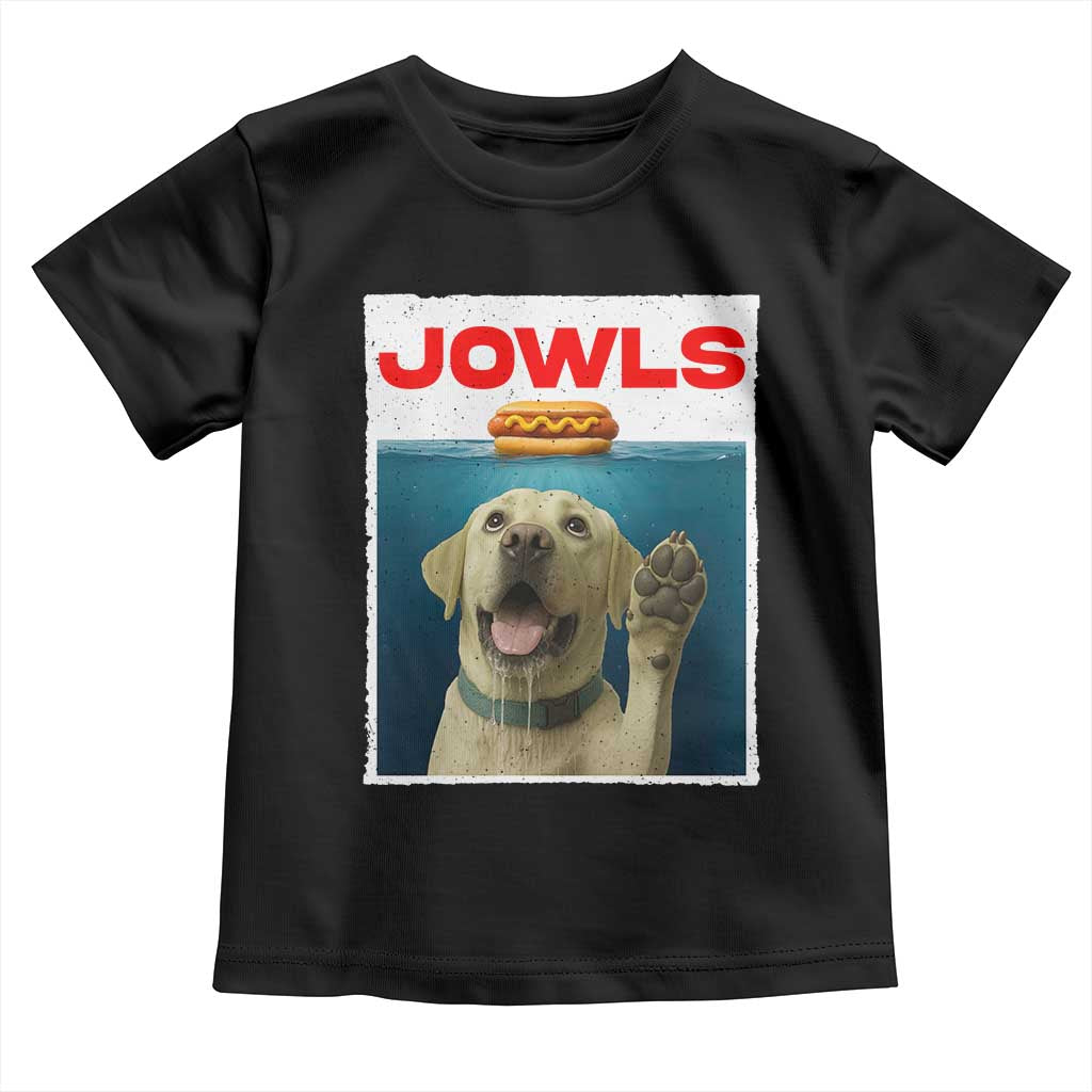 Funny Yellow Lab Jowls Toddler T Shirt Labrador Retriever Lover Gift TS12 Black Print Your Wear