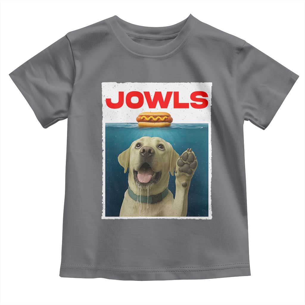 Funny Yellow Lab Jowls Toddler T Shirt Labrador Retriever Lover Gift TS12 Charcoal Print Your Wear