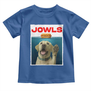 Funny Yellow Lab Jowls Toddler T Shirt Labrador Retriever Lover Gift TS12 Royal Blue Print Your Wear