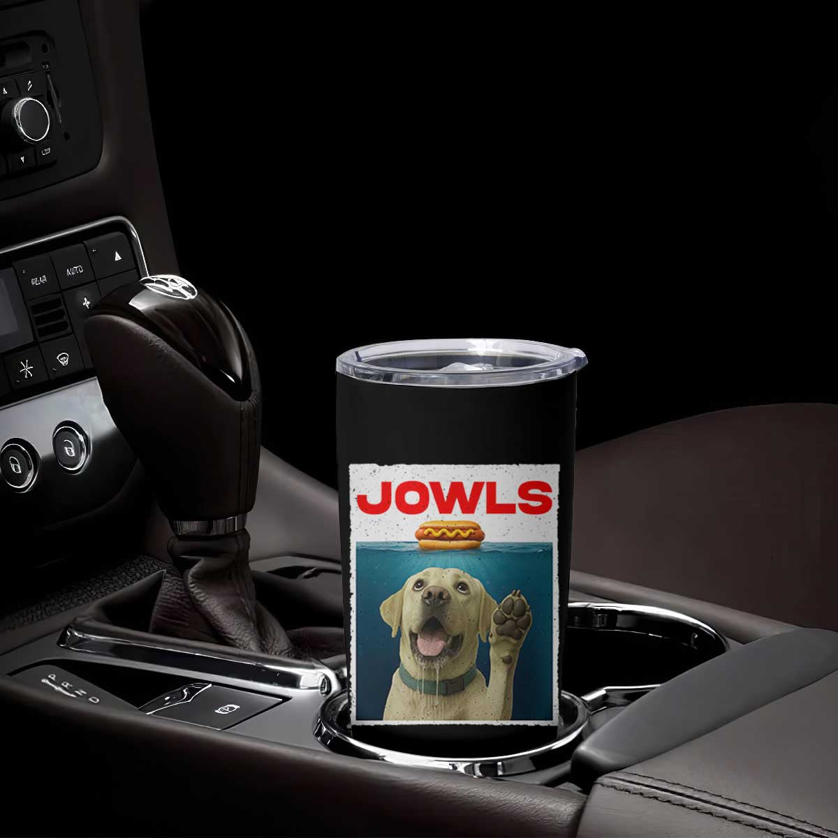 Funny Yellow Lab Jowls Tumbler Cup Labrador Retriever Lover Gift TS12 Print Your Wear