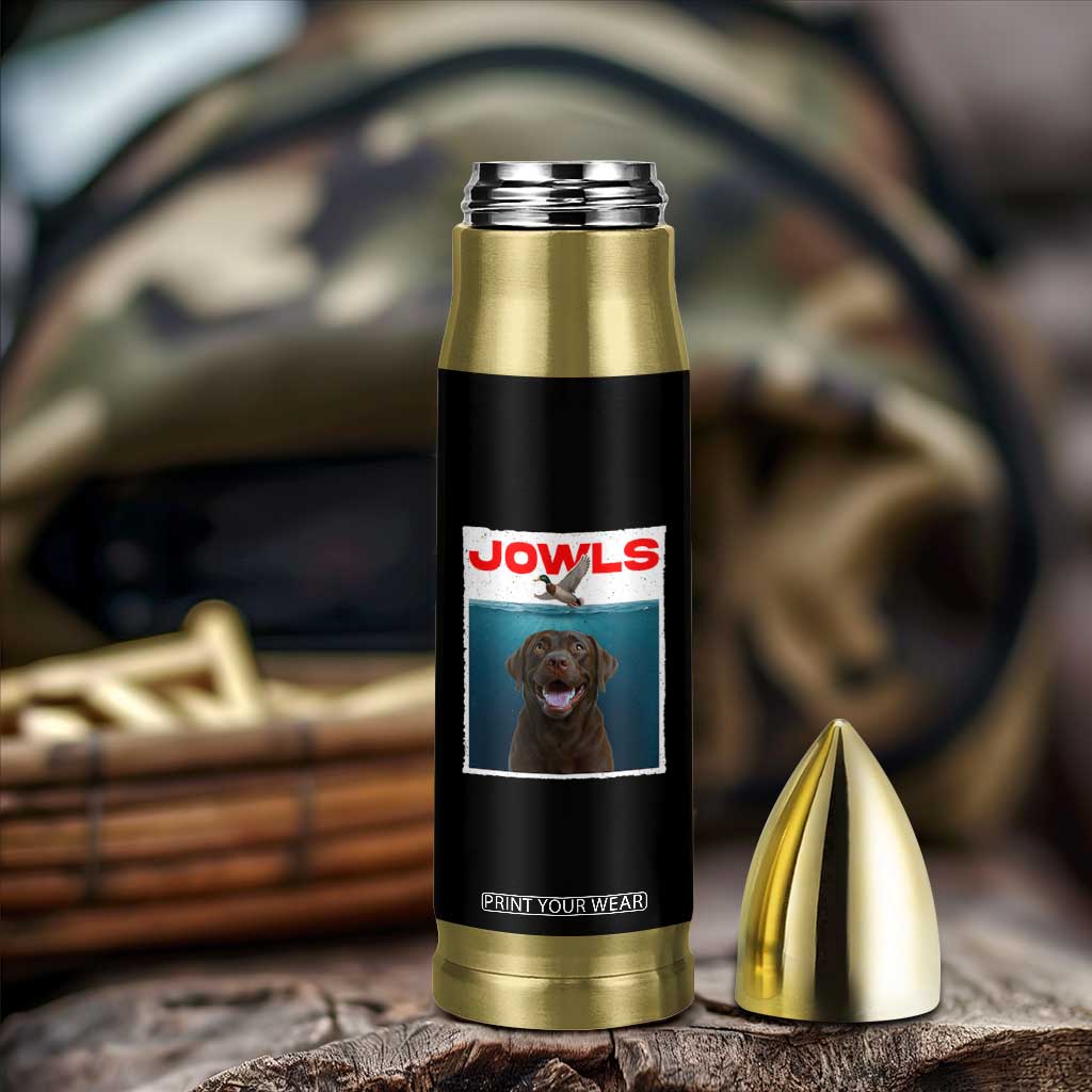 Chocolate Labrador Retriever Bullet Tumbler Funny Jowls Horror Dog Poster TS12 Print Your Wear