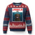 Chocolate Labrador Retriever Ugly Christmas Sweater Funny Jowls Horror Dog Poster - Print Your Wear