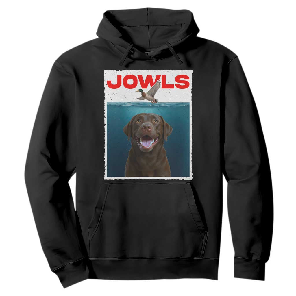 Chocolate Labrador Retriever Hoodie Funny Jowls Horror Dog Poster TS12 Black Print Your Wear