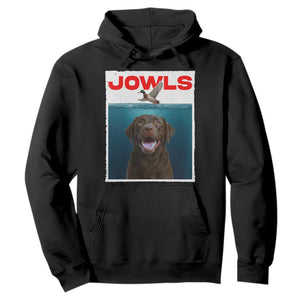 Chocolate Labrador Retriever Hoodie Funny Jowls Horror Dog Poster TS12 Black Print Your Wear