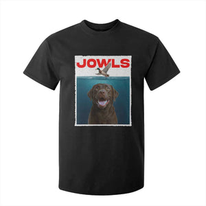 Chocolate Labrador Retriever T Shirt For Kid Funny Jowls Horror Dog Poster TS12 Black Print Your Wear