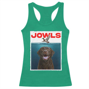 Chocolate Labrador Retriever Racerback Tank Top Funny Jowls Horror Dog Poster TS12 Irish Green Print Your Wear