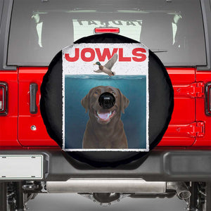 Chocolate Labrador Retriever Spare Tire Cover Funny Jowls Horror Dog Poster TS12 Black Print Your Wear
