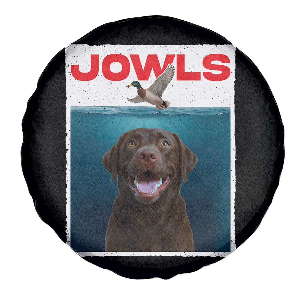 Chocolate Labrador Retriever Spare Tire Cover Funny Jowls Horror Dog Poster TS12 Print Your Wear