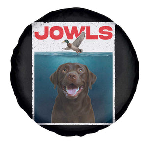 Chocolate Labrador Retriever Spare Tire Cover Funny Jowls Horror Dog Poster TS12 Print Your Wear