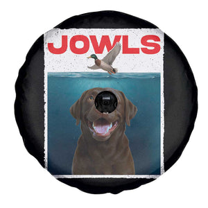 Chocolate Labrador Retriever Spare Tire Cover Funny Jowls Horror Dog Poster TS12 Print Your Wear