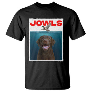 Chocolate Labrador Retriever T Shirt Funny Jowls Horror Dog Poster TS12 Black Print Your Wear