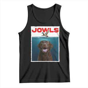 Chocolate Labrador Retriever Tank Top Funny Jowls Horror Dog Poster TS12 Black Print Your Wear