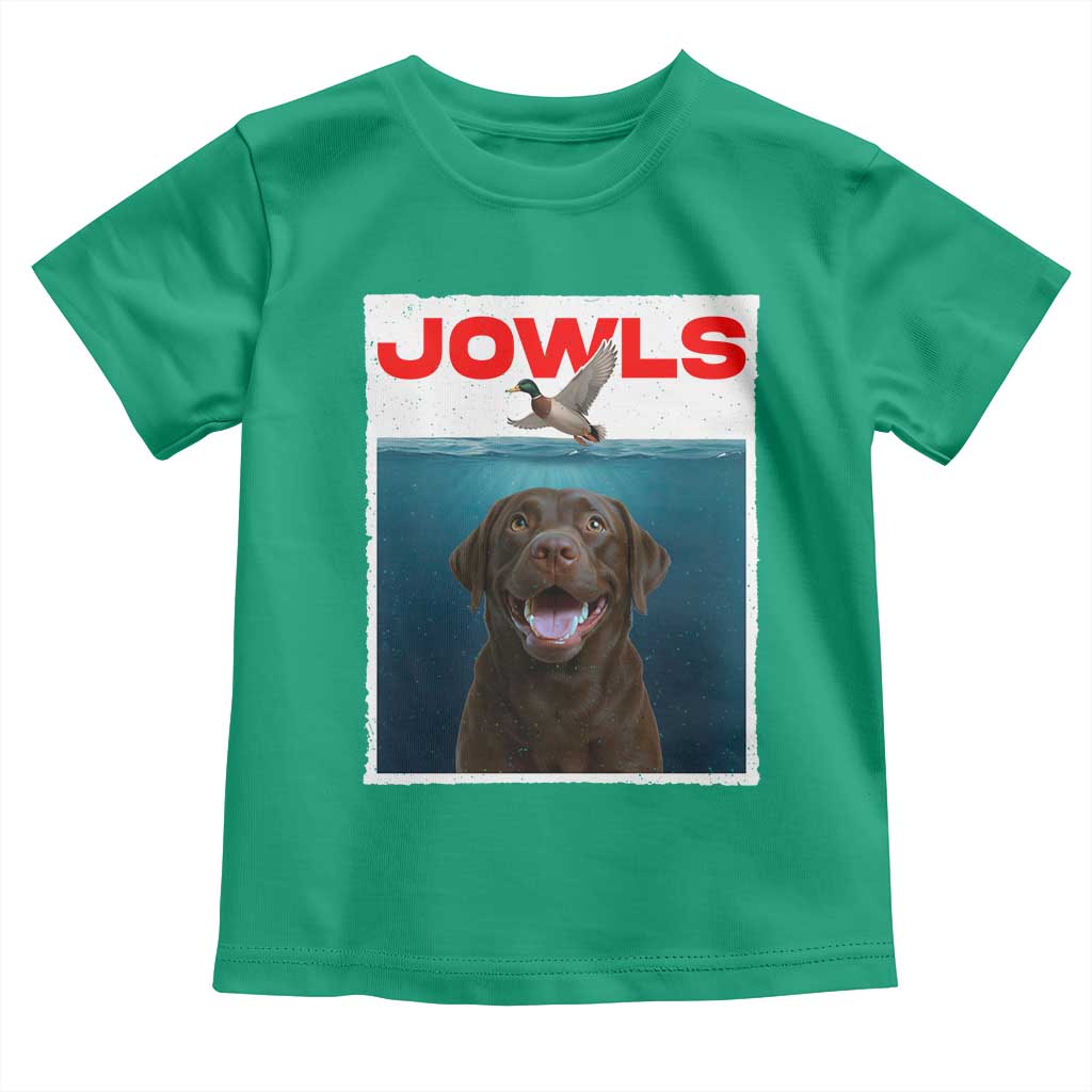 Chocolate Labrador Retriever Toddler T Shirt Funny Jowls Horror Dog Poster TS12 Irish Green Print Your Wear